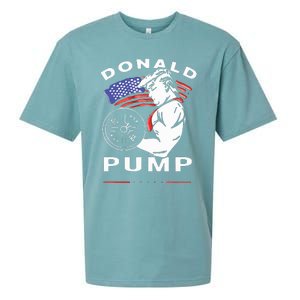 Donald Pump Gym Bodybuilder And Weightlifting Sueded Cloud Jersey T-Shirt