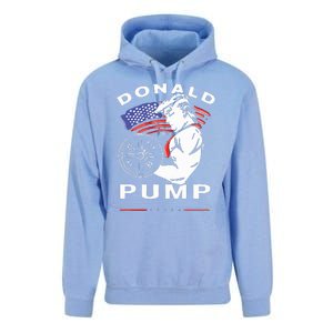 Donald Pump Gym Bodybuilder And Weightlifting Unisex Surf Hoodie