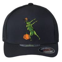 Dabbing Pilgrim Grasshopper Thanksgiving Gift Flexfit Unipanel Trucker Cap