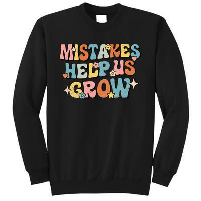 Daisy Positive Growth Mindset Retro Teacher Back To School Sweatshirt