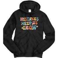 Daisy Positive Growth Mindset Retro Teacher Back To School Tie Dye Hoodie