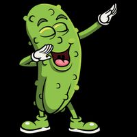 Dabbing Pickle Gift Cucumber Vegetarian Vegan Pickles Lover Gift Cooling Performance Crew T-Shirt