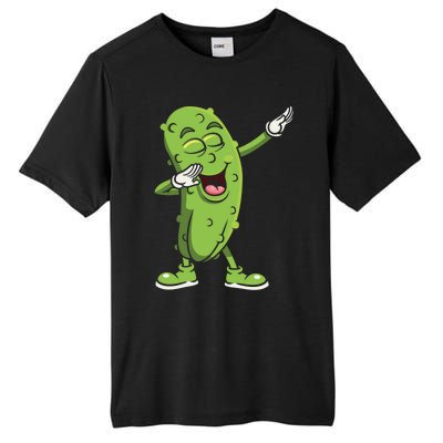 Dabbing Pickle Gift Cucumber Vegetarian Vegan Pickles Lover Gift Tall Fusion ChromaSoft Performance T-Shirt