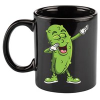 Dabbing Pickle Gift Cucumber Vegetarian Vegan Pickles Lover Gift 11oz C Handle Ceramic Mug
