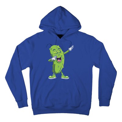 Dabbing Pickle Gift Cucumber Vegetarian Vegan Pickles Lover Gift Hoodie