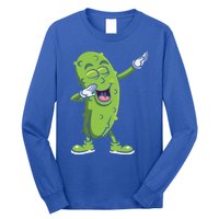 Dabbing Pickle Gift Cucumber Vegetarian Vegan Pickles Lover Gift Long Sleeve Shirt