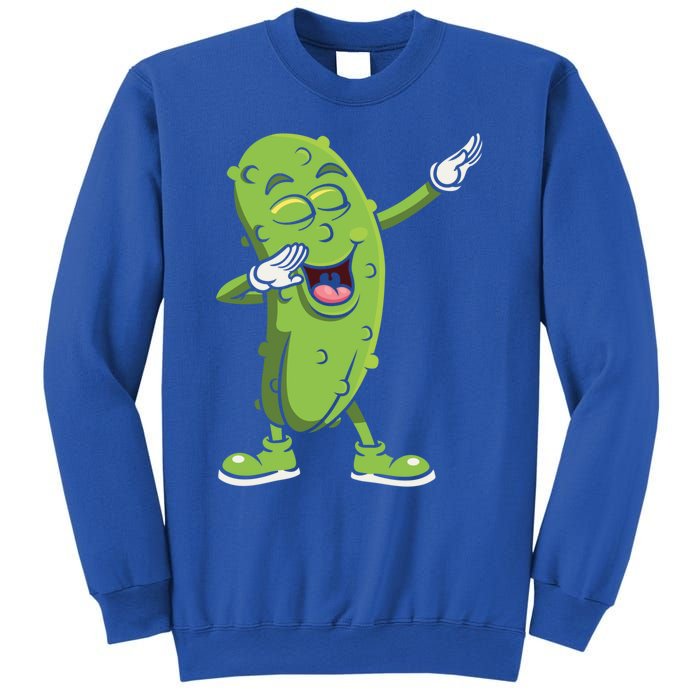 Dabbing Pickle Gift Cucumber Vegetarian Vegan Pickles Lover Gift Sweatshirt