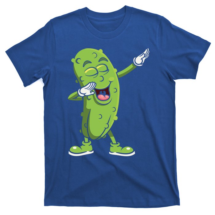 Dabbing Pickle Gift Cucumber Vegetarian Vegan Pickles Lover Gift T-Shirt