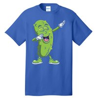 Dabbing Pickle Gift Cucumber Vegetarian Vegan Pickles Lover Gift Tall T-Shirt