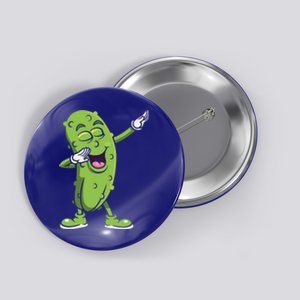 Dabbing Pickle Gift Cucumber Vegetarian Vegan Pickles Lover Gift Button