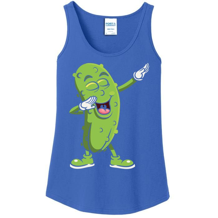 Dabbing Pickle Gift Cucumber Vegetarian Vegan Pickles Lover Gift Ladies Essential Tank