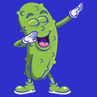 Dabbing Pickle Gift Cucumber Vegetarian Vegan Pickles Lover Gift 16 in Basic Backpack