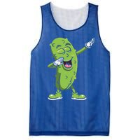 Dabbing Pickle Gift Cucumber Vegetarian Vegan Pickles Lover Gift Mesh Reversible Basketball Jersey Tank