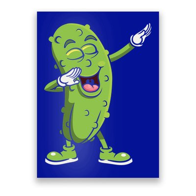 Dabbing Pickle Gift Cucumber Vegetarian Vegan Pickles Lover Gift Poster