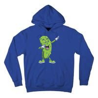 Dabbing Pickle Gift Cucumber Vegetarian Vegan Pickles Lover Gift Tall Hoodie