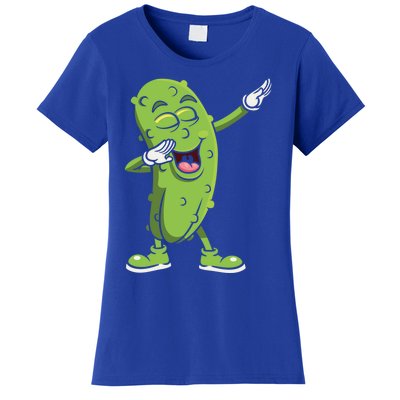 Dabbing Pickle Gift Cucumber Vegetarian Vegan Pickles Lover Gift Women's T-Shirt