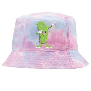 Dabbing Pickle Gift Cucumber Vegetarian Vegan Pickles Lover Gift Tie-Dyed Bucket Hat