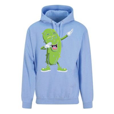 Dabbing Pickle Gift Cucumber Vegetarian Vegan Pickles Lover Gift Unisex Surf Hoodie