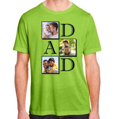 Dad Personalized Gift For Fathers Day Custom Photo Adult ChromaSoft Performance T-Shirt