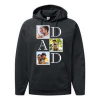 Dad Personalized Gift For Fathers Day Custom Photo Performance Fleece Hoodie