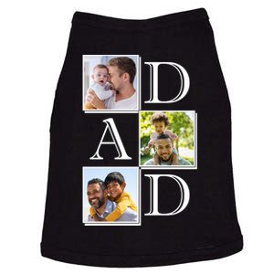 Dad Personalized Gift For Fathers Day Custom Photo Doggie Tank