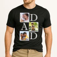 Dad Personalized Gift For Fathers Day Custom Photo Performance Shirt