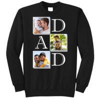 Dad Personalized Gift For Fathers Day Custom Photo Sweatshirt