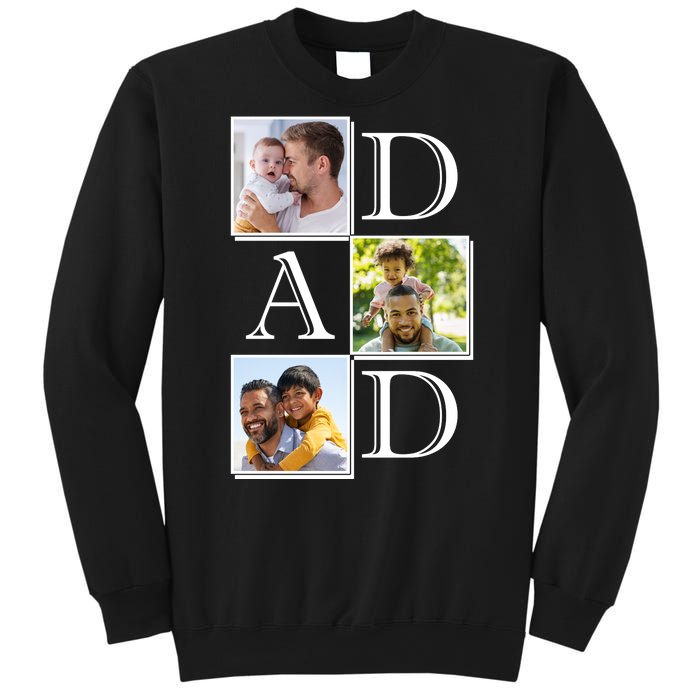 Dad Personalized Gift For Fathers Day Custom Photo Sweatshirt