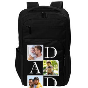 Dad Personalized Gift For Fathers Day Custom Photo Impact Tech Backpack