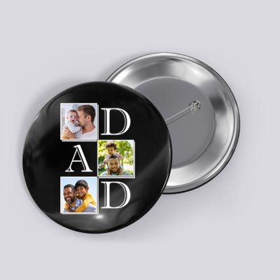 Dad Personalized Gift For Fathers Day Custom Photo Button