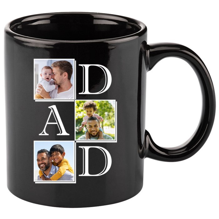 Dad Personalized Gift For Fathers Day Custom Photo 11oz C Handle Ceramic Mug