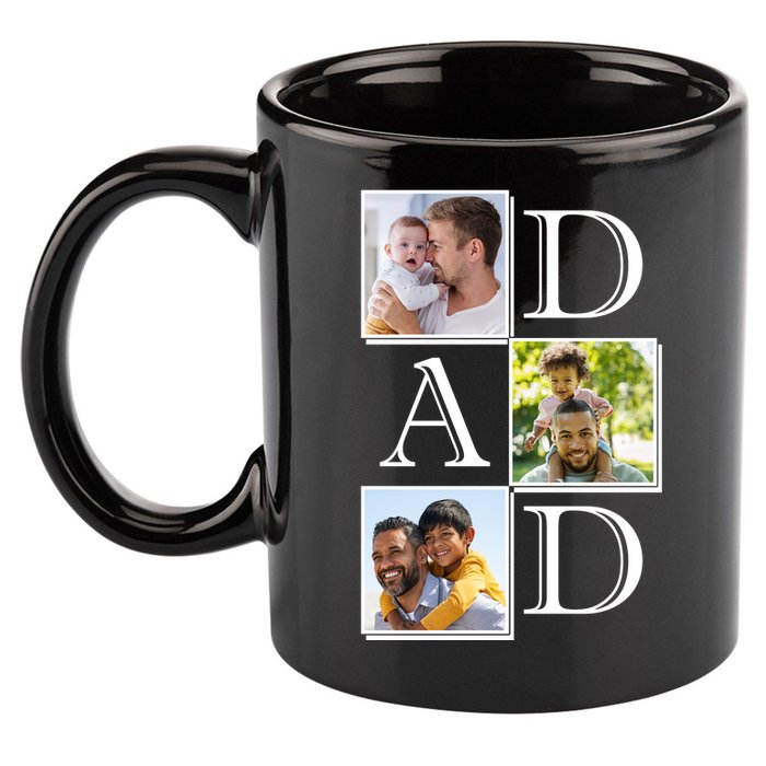 Dad Personalized Gift For Fathers Day Custom Photo 11oz C Handle Ceramic Mug