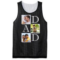 Dad Personalized Gift For Fathers Day Custom Photo Mesh Reversible Basketball Jersey Tank