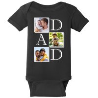 Dad Personalized Gift For Fathers Day Custom Photo Baby Bodysuit