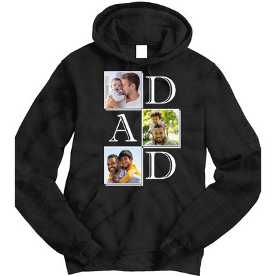 Dad Personalized Gift For Fathers Day Custom Photo Tie Dye Hoodie