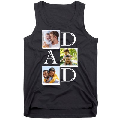 Dad Personalized Gift For Fathers Day Custom Photo Tank Top