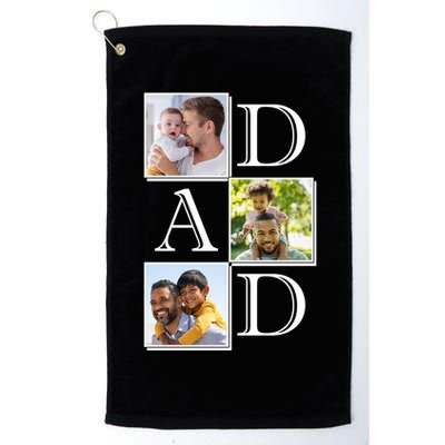 Dad Personalized Gift For Fathers Day Custom Photo Golf Towel