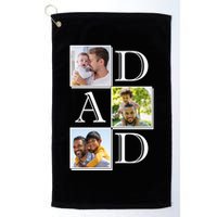 Dad Personalized Gift For Fathers Day Custom Photo Golf Towel