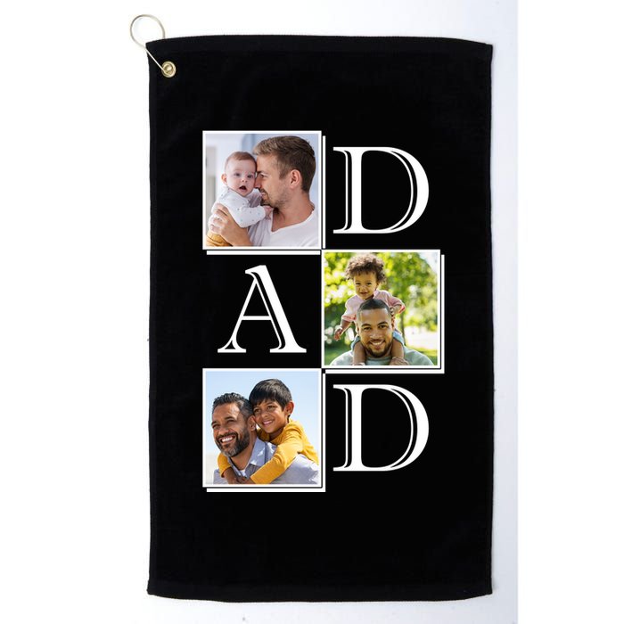 Dad Personalized Gift For Fathers Day Custom Photo Golf Towel