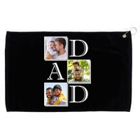 Dad Personalized Gift For Fathers Day Custom Photo Grommeted Golf Towel