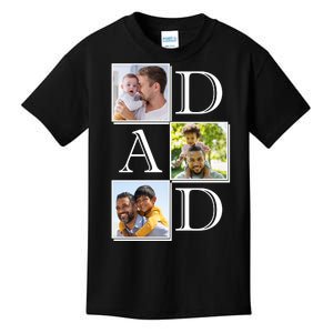 Dad Personalized Gift For Fathers Day Custom Photo Kids T-Shirt