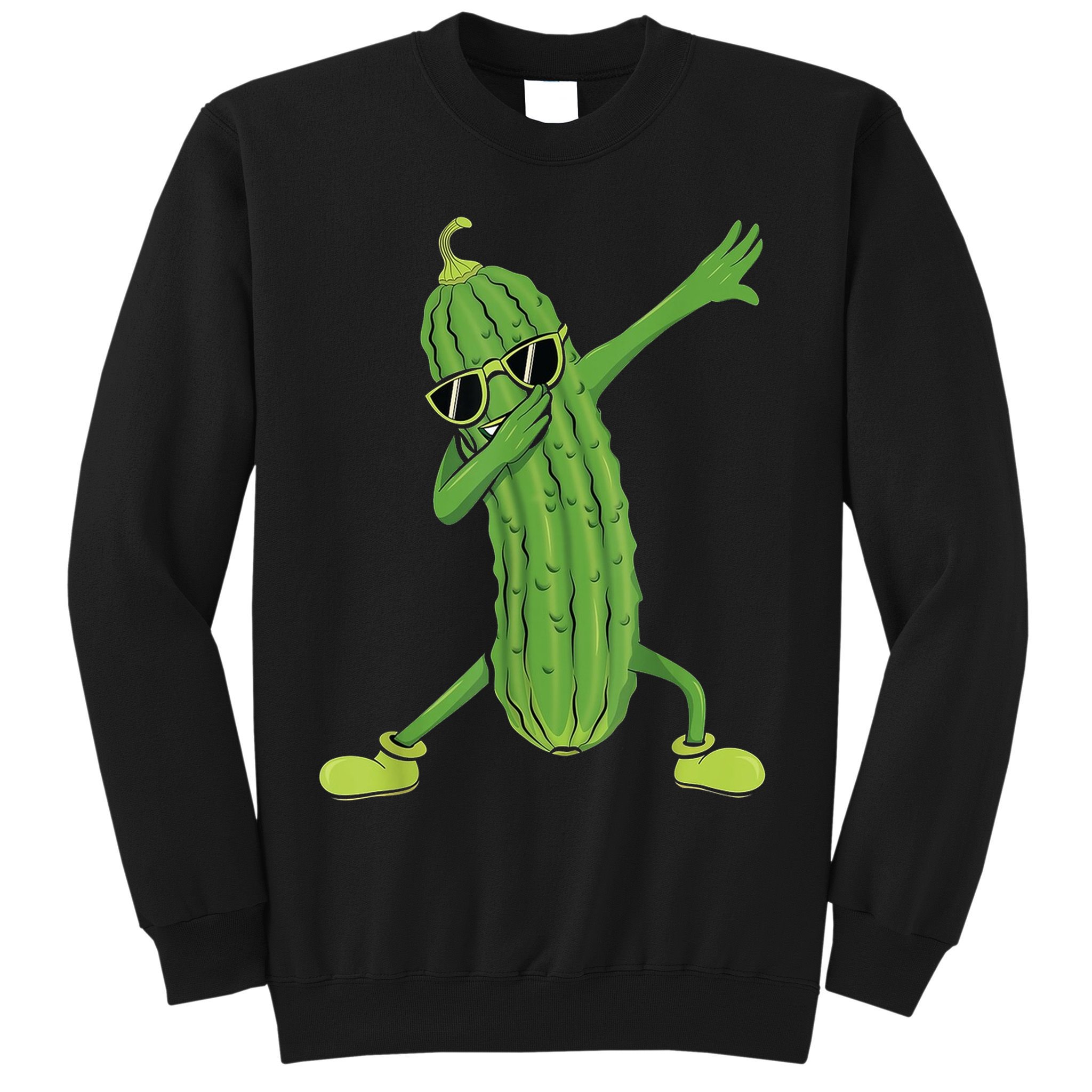 Dabbing Pickle Gift Dancing Cucumber Lover Funny Gifts Sweatshirt