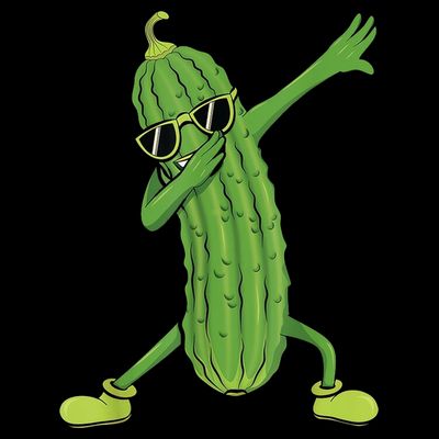 Dabbing Pickle Gift Dancing Cucumber Lover Funny Gifts T-Shirt