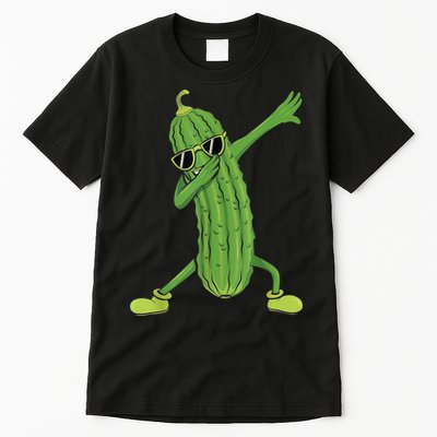 Dabbing Pickle Gift Dancing Cucumber Lover Funny Gifts Tall T-Shirt