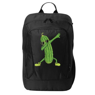Dabbing Pickle Gift Dancing Cucumber Lover Funny Gifts City Backpack