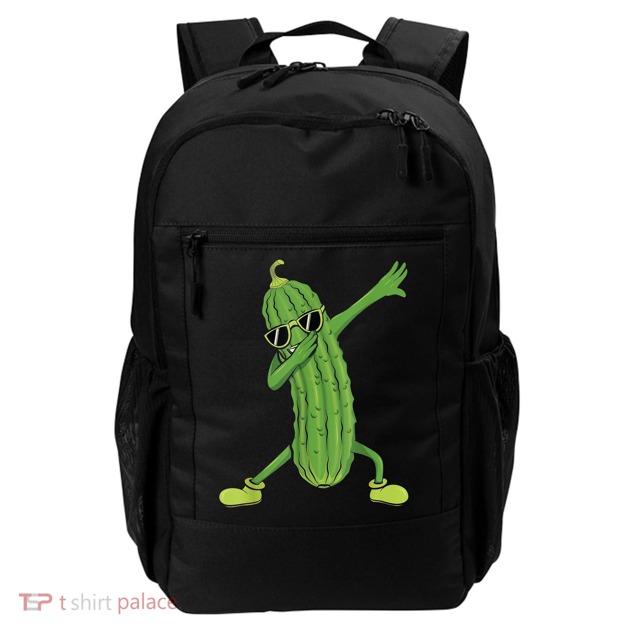Dabbing Pickle Gift Dancing Cucumber Lover Funny Gifts Daily Commute Backpack