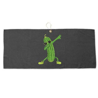 Dabbing Pickle Gift Dancing Cucumber Lover Funny Gifts Large Microfiber Waffle Golf Towel