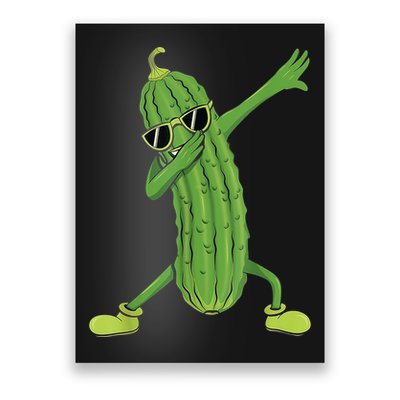 Dabbing Pickle Gift Dancing Cucumber Lover Funny Gifts Poster