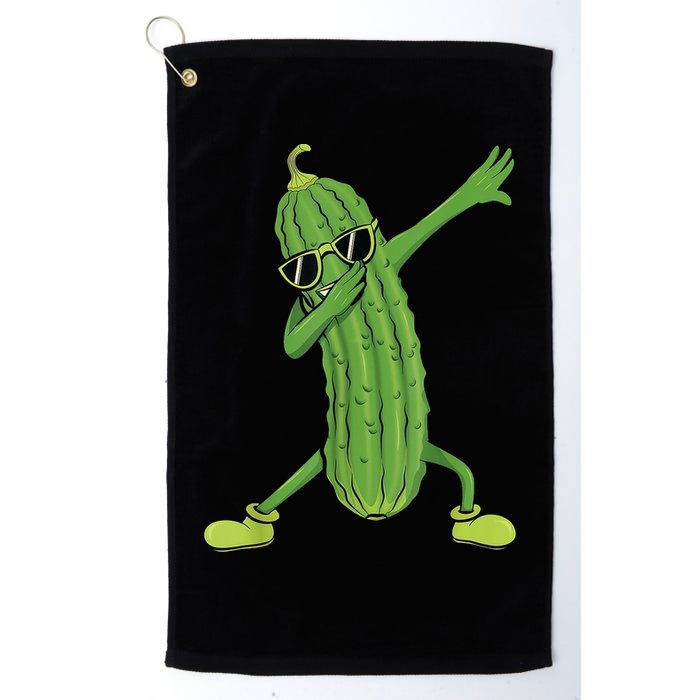 Dabbing Pickle Gift Dancing Cucumber Lover Funny Gifts Golf Towel