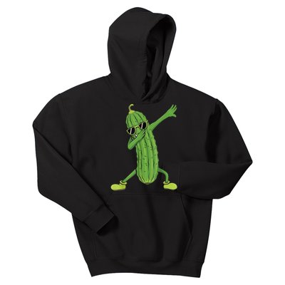 Dabbing Pickle Gift Dancing Cucumber Lover Funny Gifts Kids Hoodie